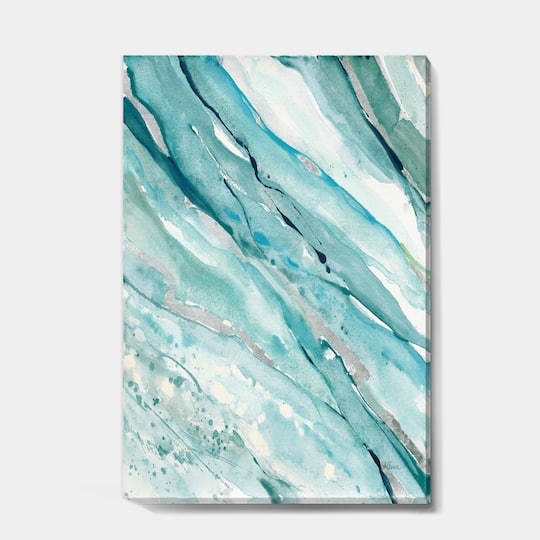 Designart - Silver Springs I Blue Green
